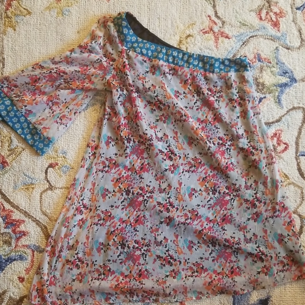 Floral one shoulder dress